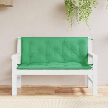 Cuscini per Dondolo Verde 120x50x7 cm in Tessuto Oxford