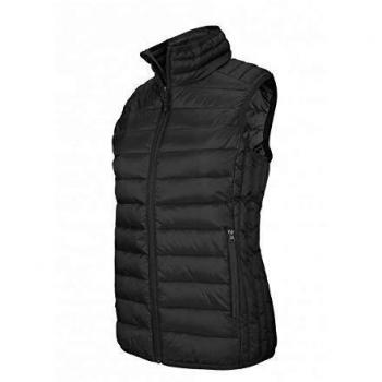 Kariban Damen-Steppweste Leicht – Schwarz, XS