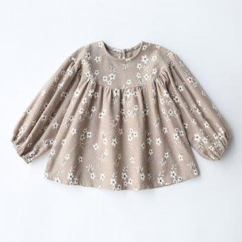 Spring & Autumn Girls' Loose Long Sleeve Shirt