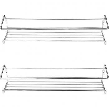 Stainless Steel Kitchen Organizer Rack Duo