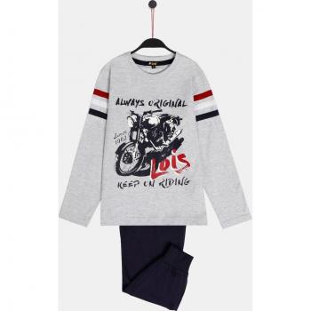 ▷ PIJAMA LOIS MANGA LARGA MOTOR PARA NIÑO