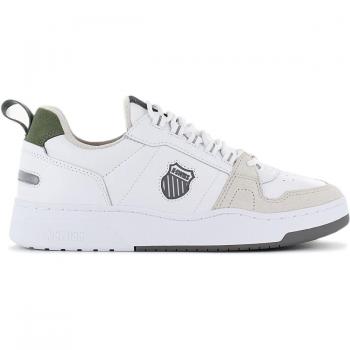 K‑Swiss CannonShield – Chaussure de Sport en Cuir Blanc (Homme)