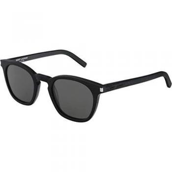 SL 28 Saint Laurent Occhiali da Sole Nero-Argento
