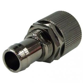Adattatore a testina bulkhead Phobya 3/8” – 1/2” in nickel scuro