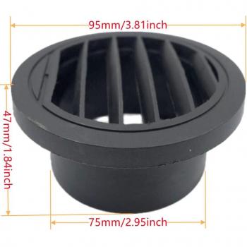 Conducto de aire para calentador Webasto, 4 piezas: codo, plano, salida y conector