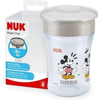 Tasse NUK Magic Cup 360 Mickey Silicone 8m+ 230ml Gris