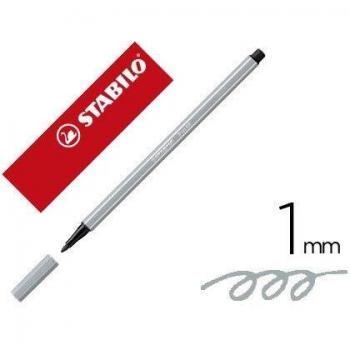 Rotulador Stabilo Pen 68 acuarelable gris azulado claro 1 mm