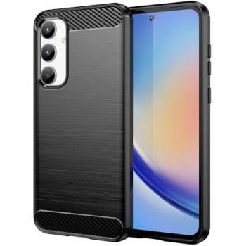 Funda Protectora de Silicona Negra para Samsung Galaxy A35