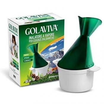 GOLAVIVA INALATORE A VAPORE per essenze balsamiche