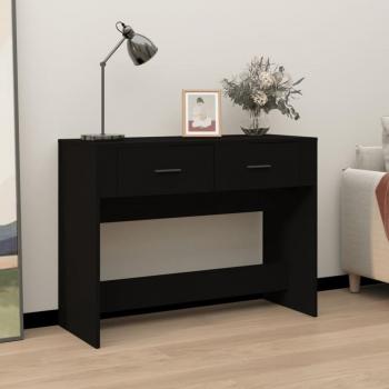 VidaXL Konsolentisch 100x39x75 cm Schwarz