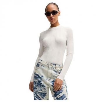 Hugo Pullover Sarphammy 50518311 Écru Slim Fit XS weiblich