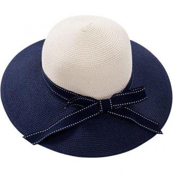Chapeau de plage avec nœud en ruban