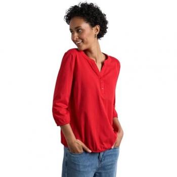 Street One Damen Shirt 3/4 Arm Rot