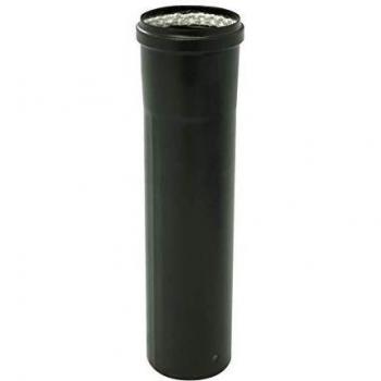 Tube de Conduit Pellet 33 cm – Noir Mat – Joint à Lèvres Ref 341339