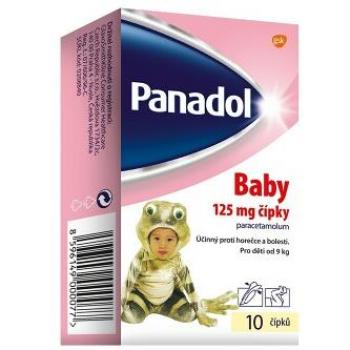 Panadol Baby 125 mg čípky 10 ks
