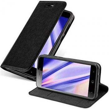 Funda con Tarjetero y Soporte ZTE Blade A612 Antracita