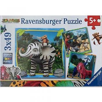 Puzzle Zafari Ravensburger 3x49