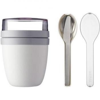 Mepal Lunchpot Ellipse 500 + 200 ml, 4 Stück, weiß