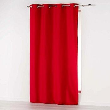 Rideau Unie Microfibre avec Anneaux Absolu