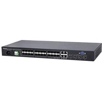 Vivotek AW‑GTS‑287A 20xGE SFP, 4x Combo GE, 4x10G SFP+ – L2+ Managed Switch 28‑Port, Schwarz