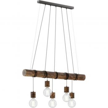 Envostar Terra Dark Wood Beam Hanging Light
