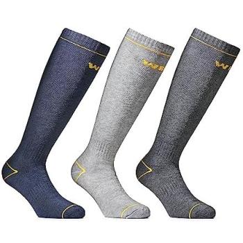Calze Anti-infortunistiche Invernali Wrk – 6 Paia, Tg 39/42, Palette Mista