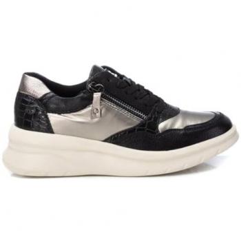 X.T.I. 143201 bottines en cuir noir