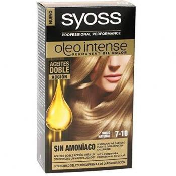 Tinte Permanente Syoss Olio Intense Sin amoniaco Nº 7,10 Rubio Natural