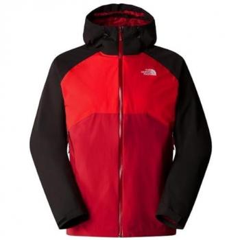 North Face Herren Stratos Jacke mit Kapuze Hochrisiko Rot