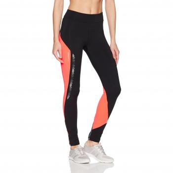 Craft Damen‑Thermo-Laufhose Brilliant 2.0 S Schwarz/Roter Rettungsmodus