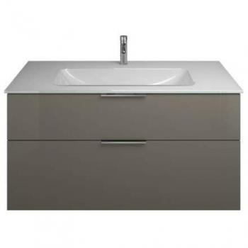Set Lavabo Vetro e Mobile, larghezza Burgbad