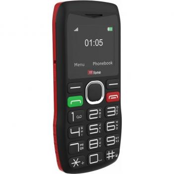 TTfone TT880 SeniorConnect – Red, Large Button, USB‑C Cable, Giffgaff Pay As You Go
