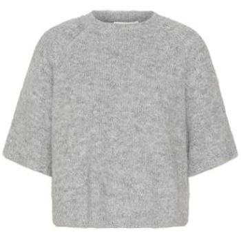 M Gray Melange Kaffe Pullover