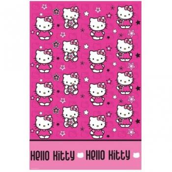Tapete de fiesta Hello Kitty Estrellas en plástico