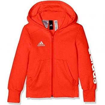 Adidas Kids Essentials Hoodie 3‑Streifen Mid, Farbe Reacor/White, Größe 116, Artikel CF7239