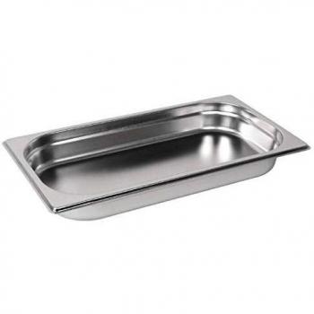 Vogue 1/3 Size Stainless Steel Tray 40mm for Restaurants