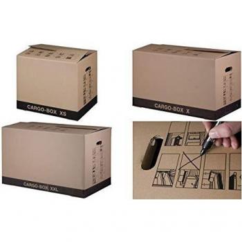 Caja de mudanza SMARTBOXPRO, marrón XXL