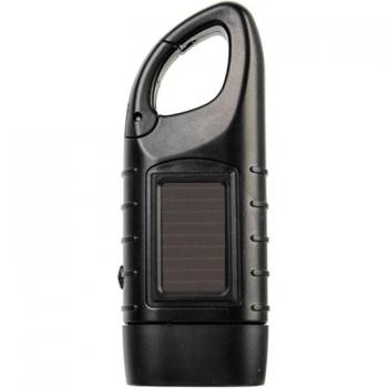 Hand Crank Solar LED Flashlight for Camping