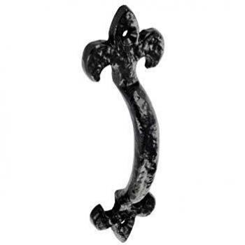 125mm Black Ornate Door Pull Handle