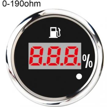 52mm Digitale Tankanzeige für Fahrzeuge mit Alarmfunktion