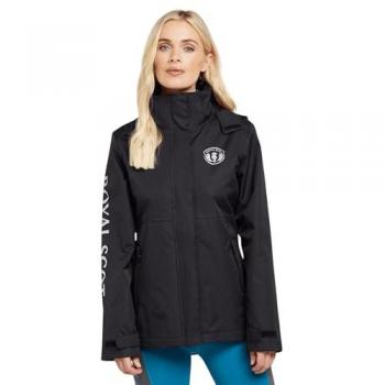 Royal Scot Women’s Waterproof Riding Jacket – Black (BLK), Size 8