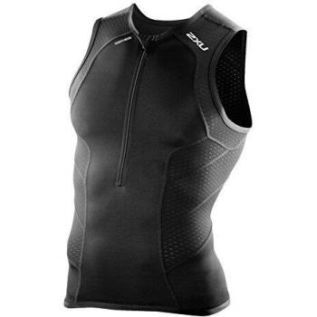2XU Herren Performance Tri Singlet Oberteil, Schwarz, M