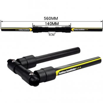 Guidon pliable pour vélo de montagne