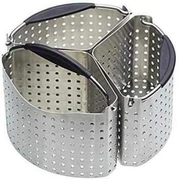 Masterclass Stainless Steel Set of 3 Saucepan Divider Baskets