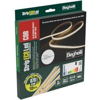 Striscia Led Beghelli 57681 – EcoLED Professional 10 W, 4000 K, IP65, 5 m a 230