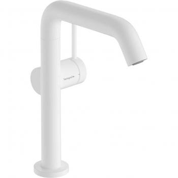 Grifo alto para lavabo Hansgrohe Tecturis S 210 con tecnología CoolStart