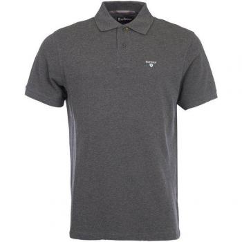 Barbour Charcoal Classic Polo – 100% Cotton – Medium
