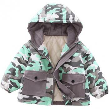 Winter Camouflage Jacket for Baby Boys