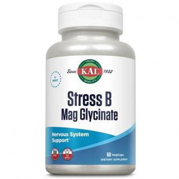 Kal Calm and Focus B Vitamins Magnesium Glycinate 60 Vegan Capsules