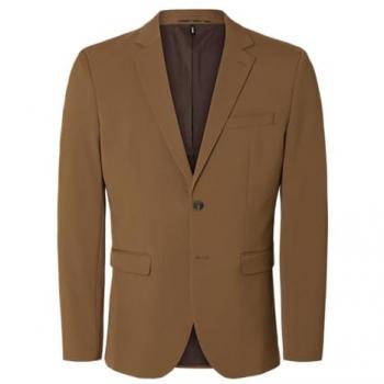 Giacca Monopetto Marrone Uomo HOMME SELECTED